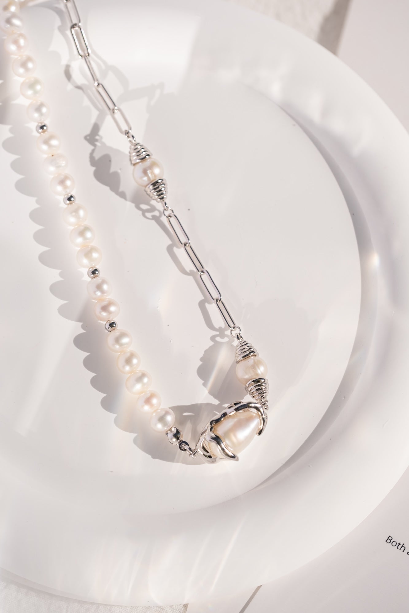 Harbor Chain Baroque Pearl Necklace