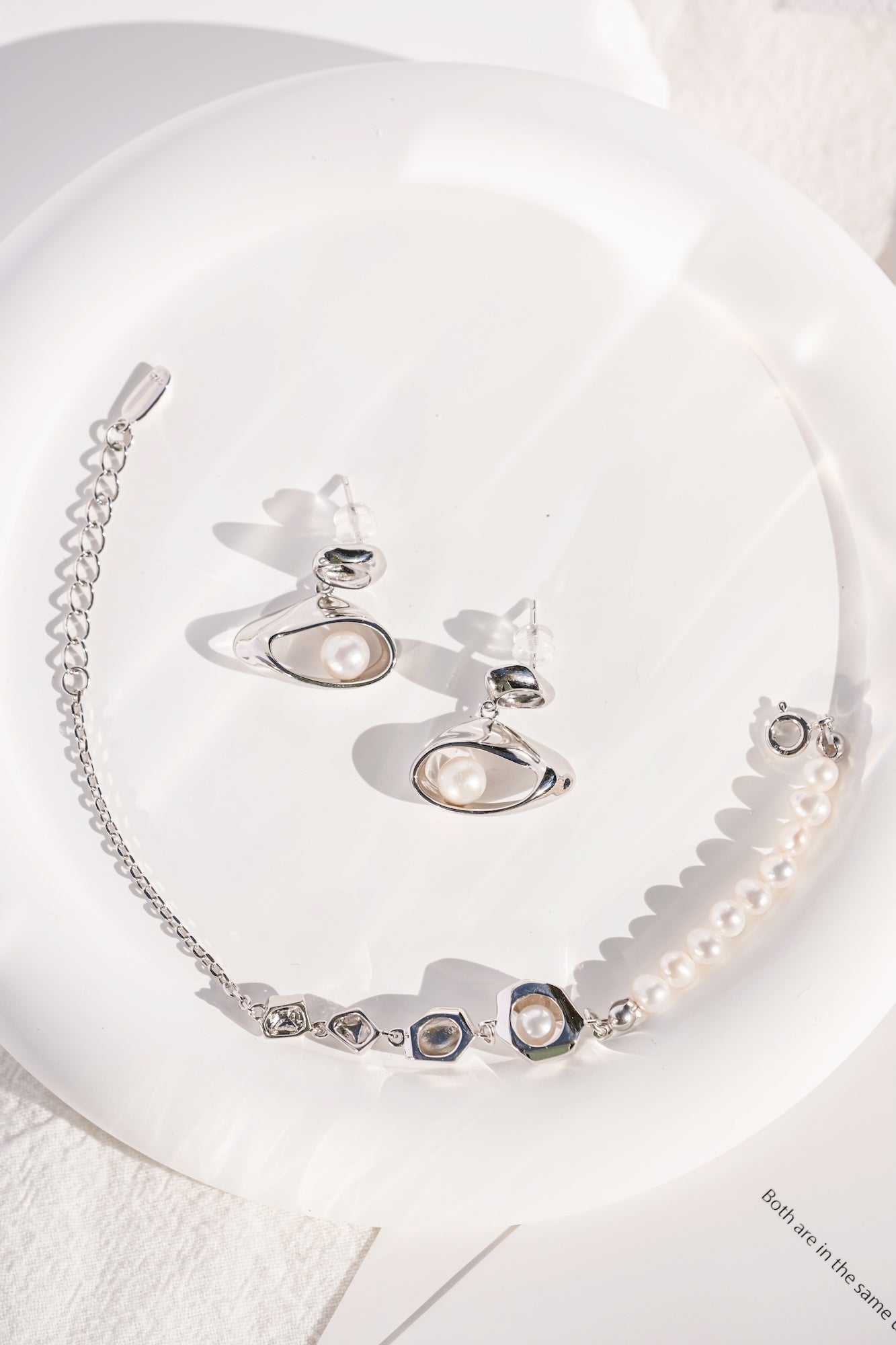 Ocean Drop Pearl Earrings