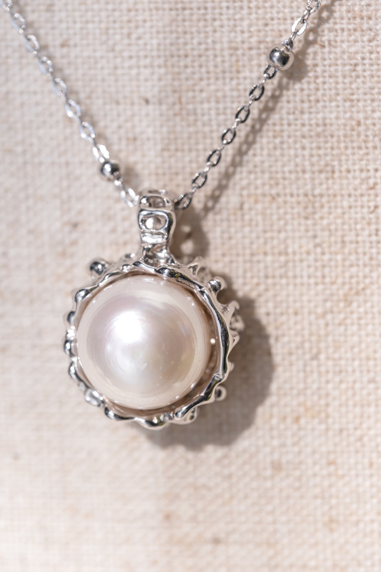 Ocean Crown Pearl Necklace