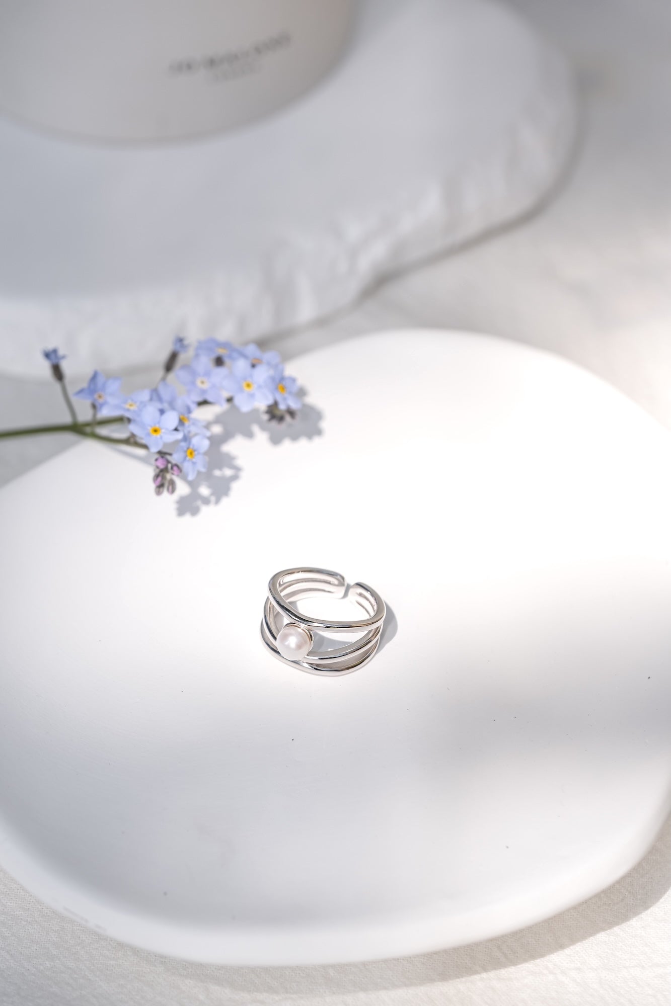 Orbit Pearl Ring