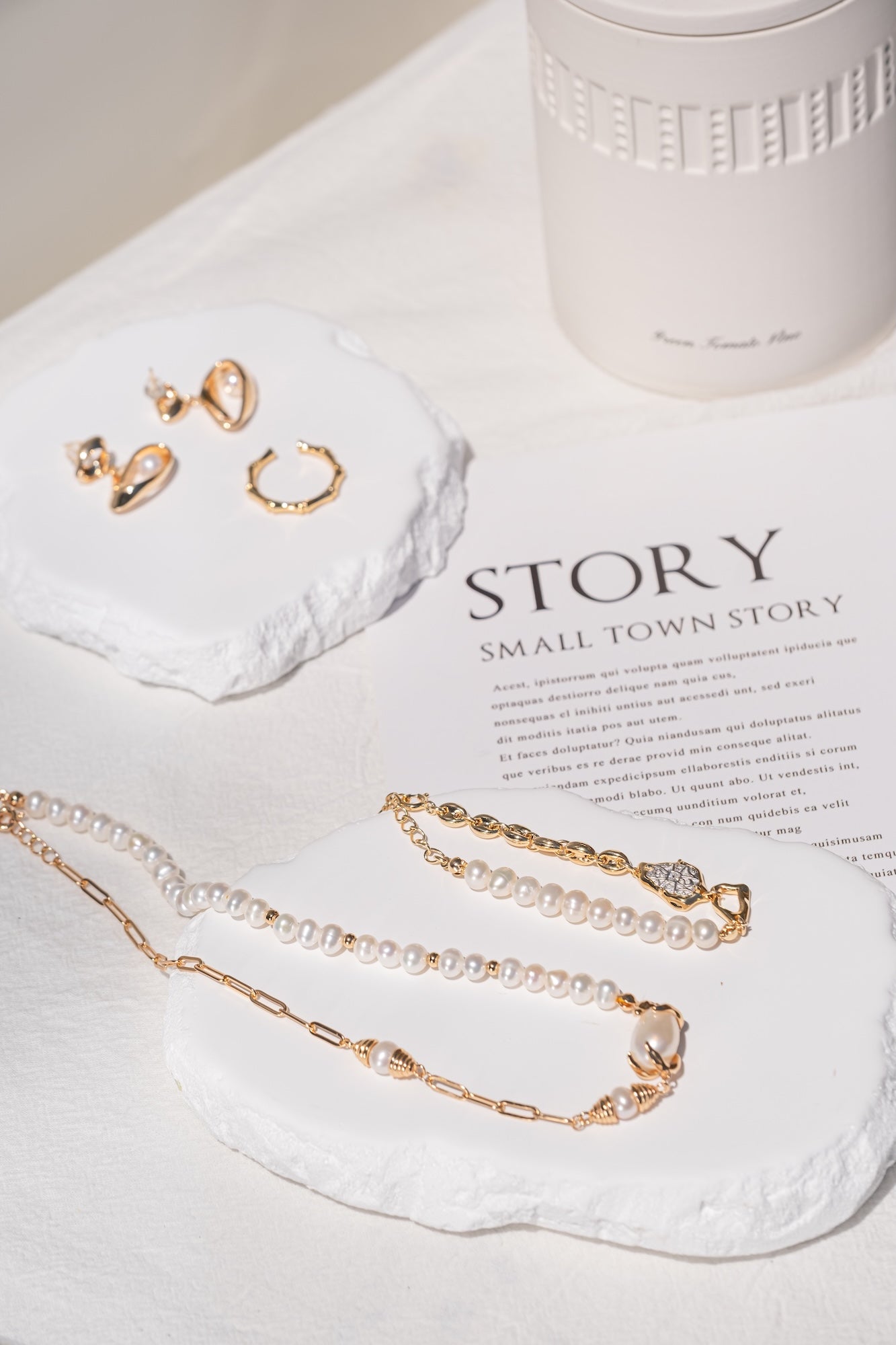 Harbor Chain Baroque Pearl Necklace