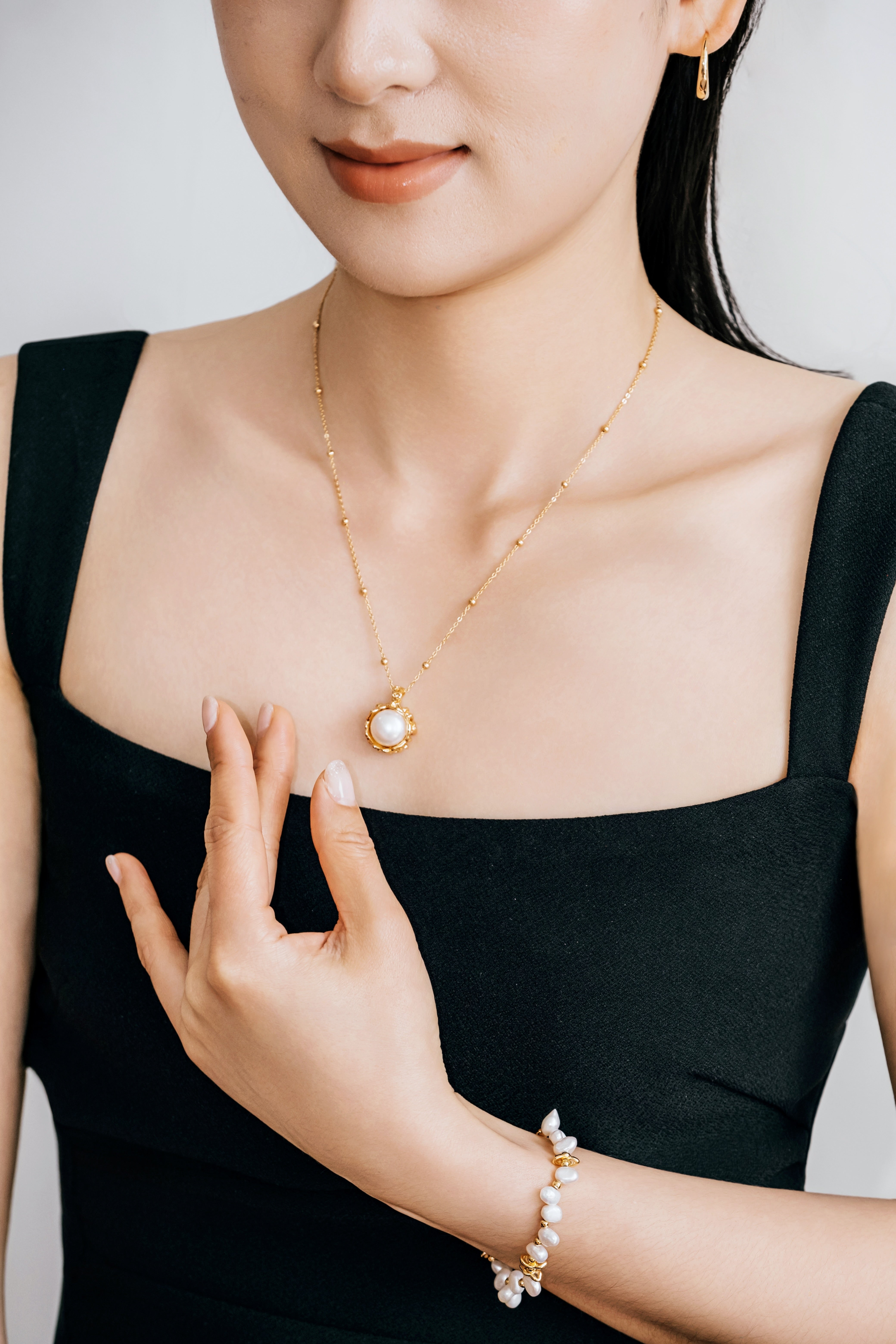 Ocean Crown Pearl Necklace