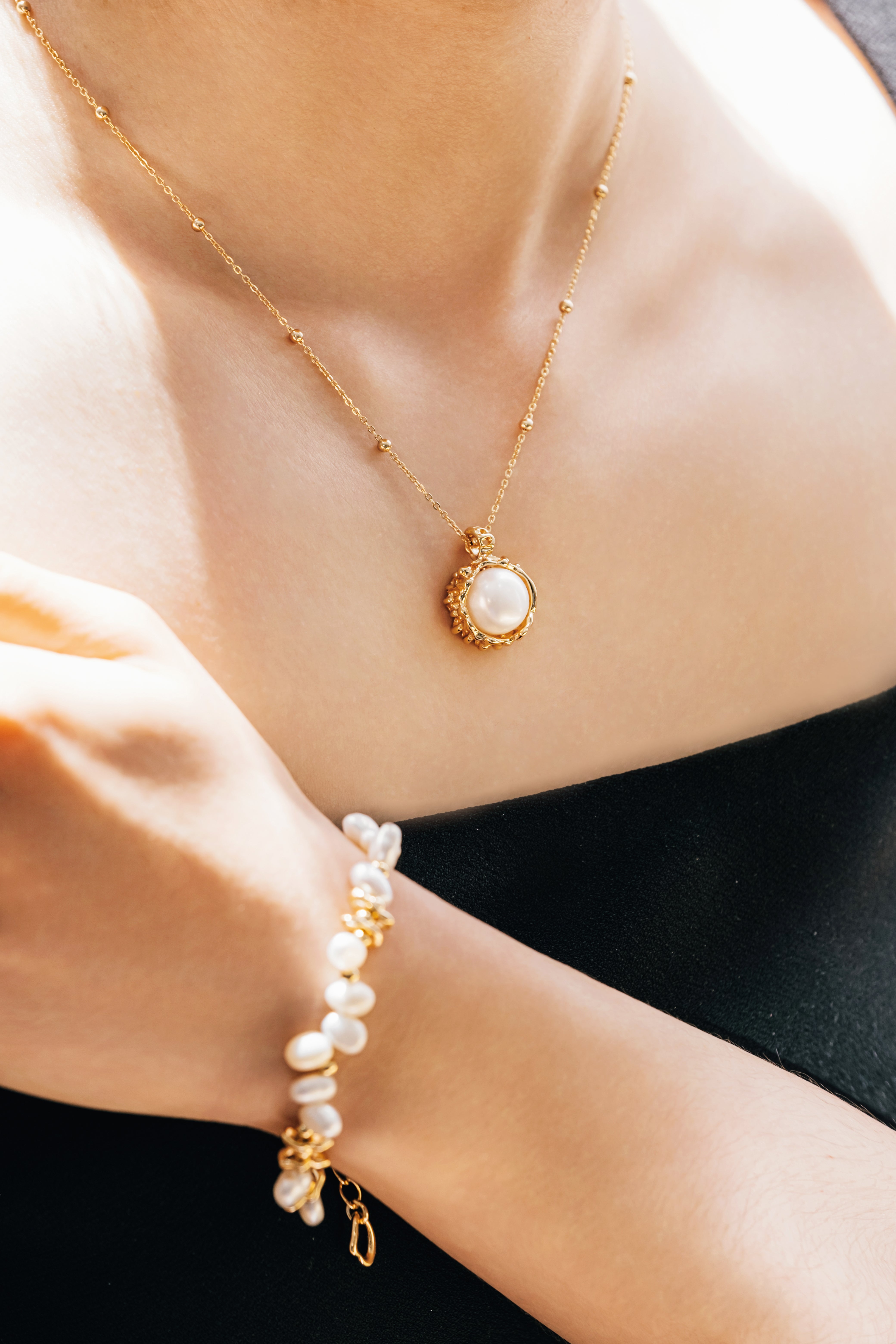 Ocean Crown Pearl Necklace