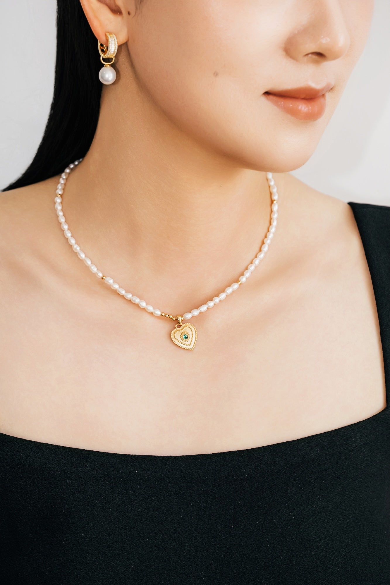 Hearttrace Pearl Necklace