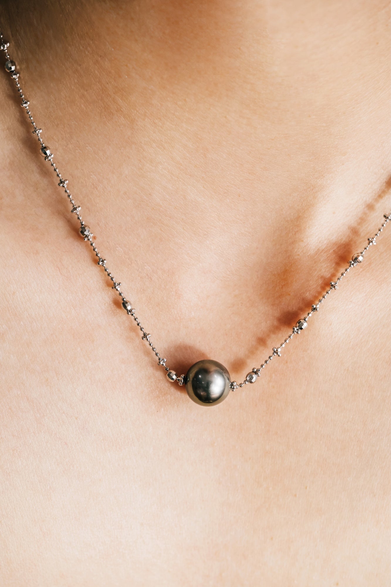 Horizon 10-11mm Tahitian Pearl Necklace