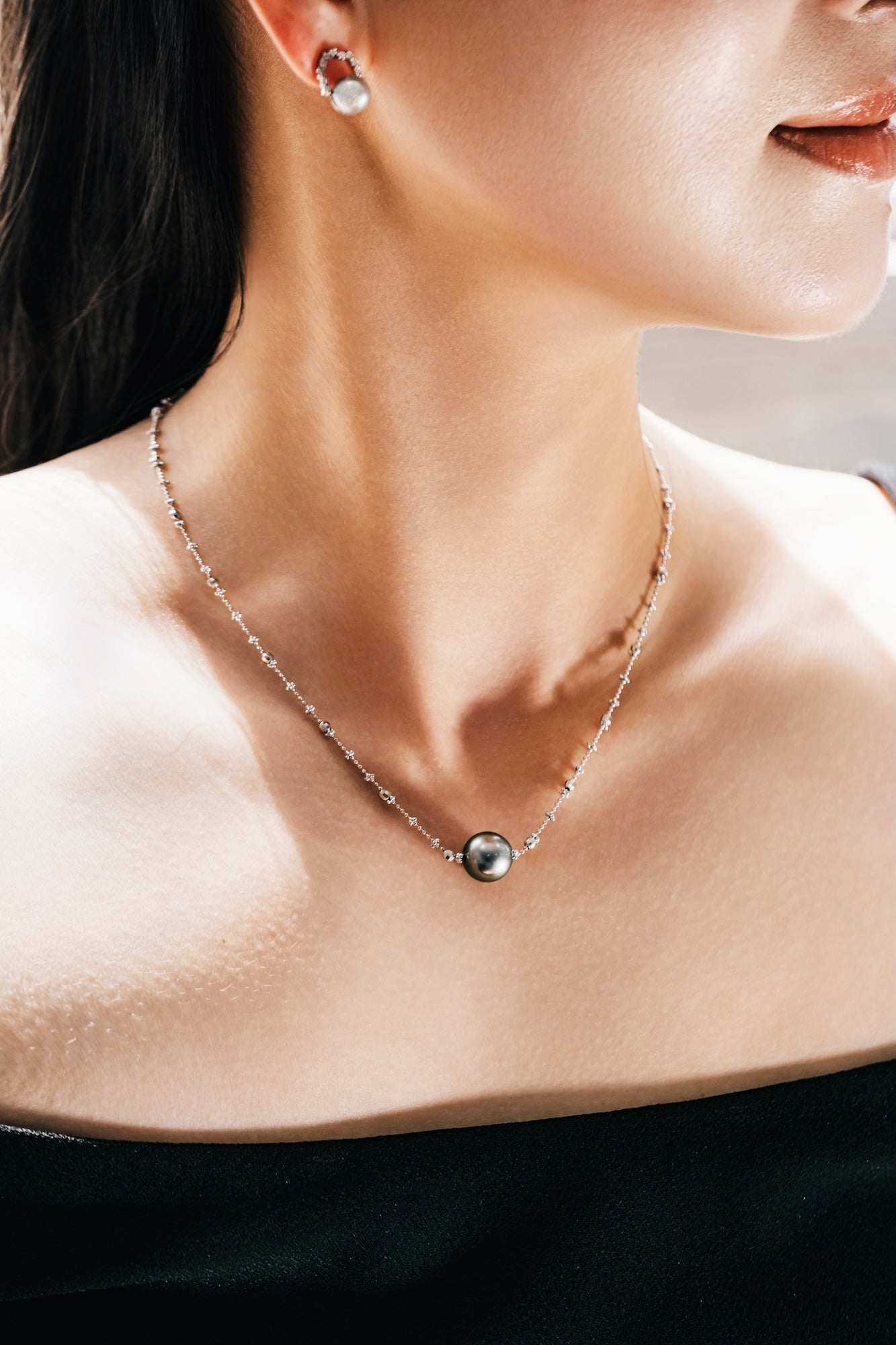 Horizon 10-11mm Tahitian Pearl Necklace