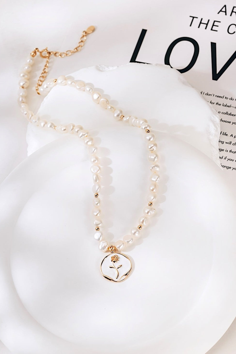 Rosabelle Pearl Necklace