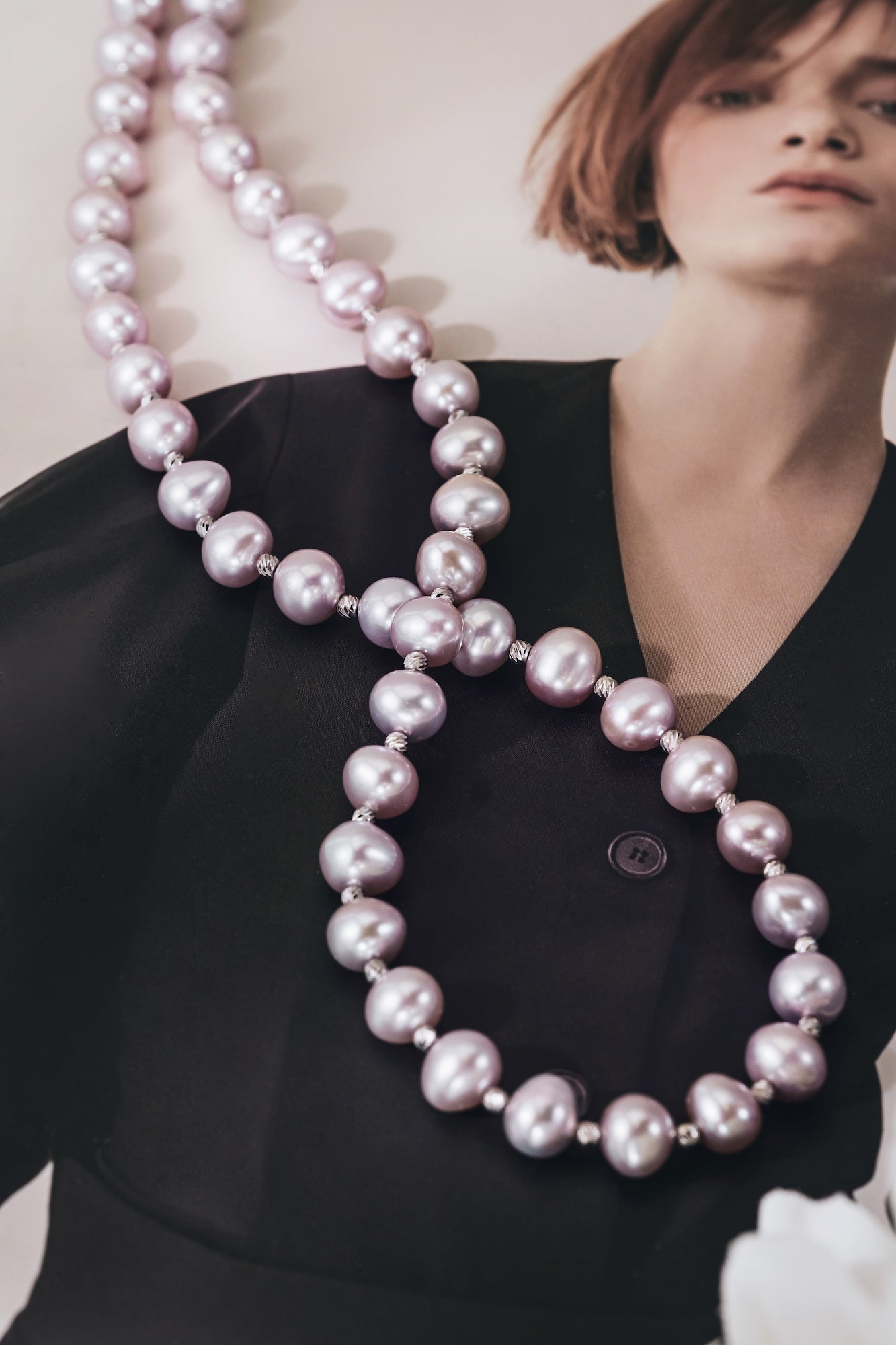 Lavender Freshwater Pearl Necklace