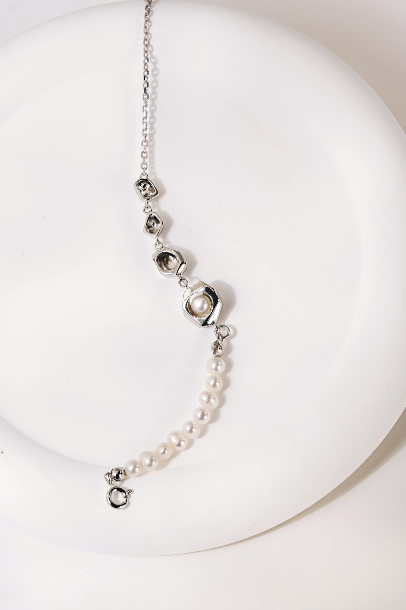 Terra Geo Pearl Bracelet