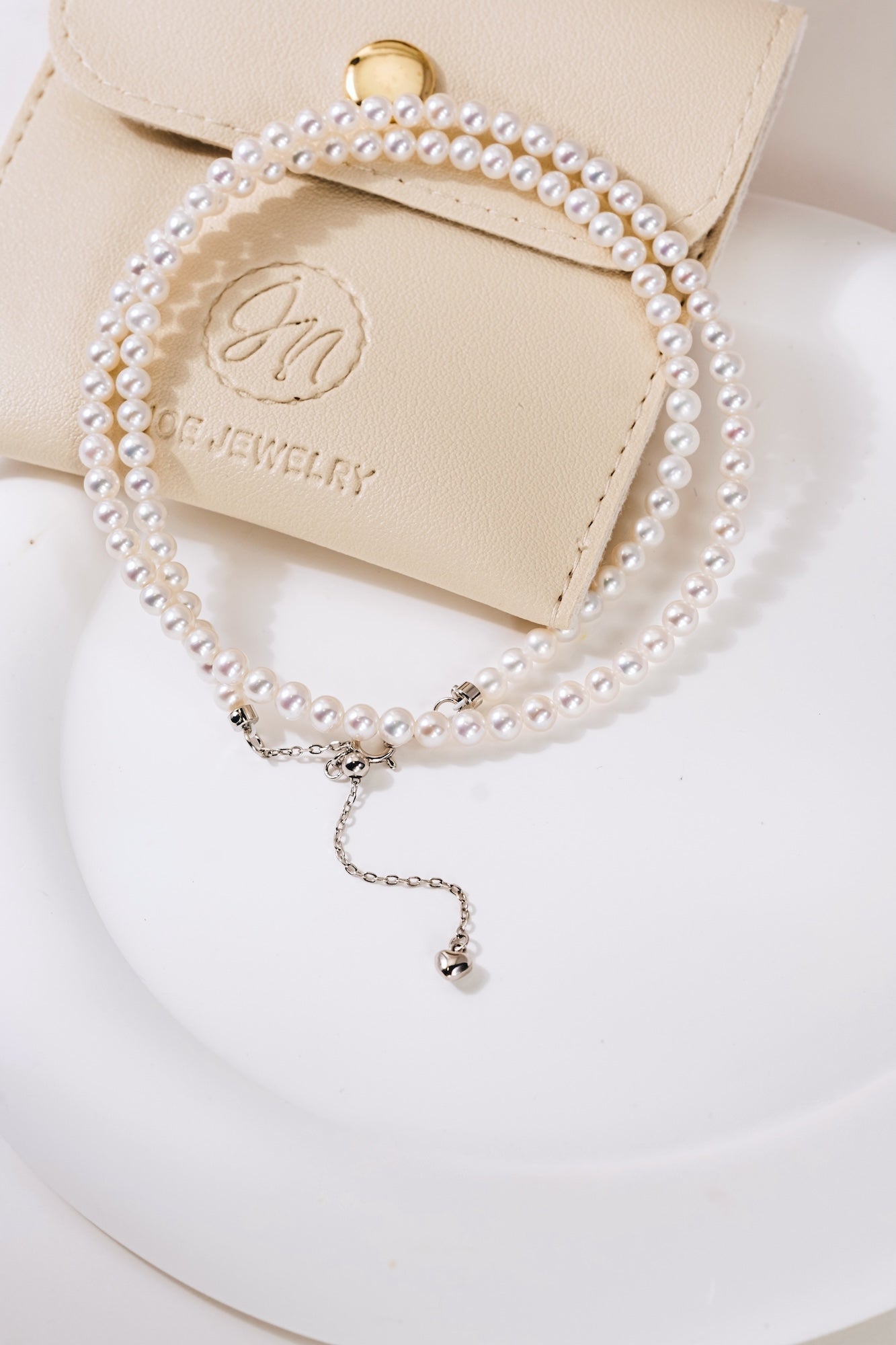 3-4mm Classic Baby Pearl Necklace Sterling Silver