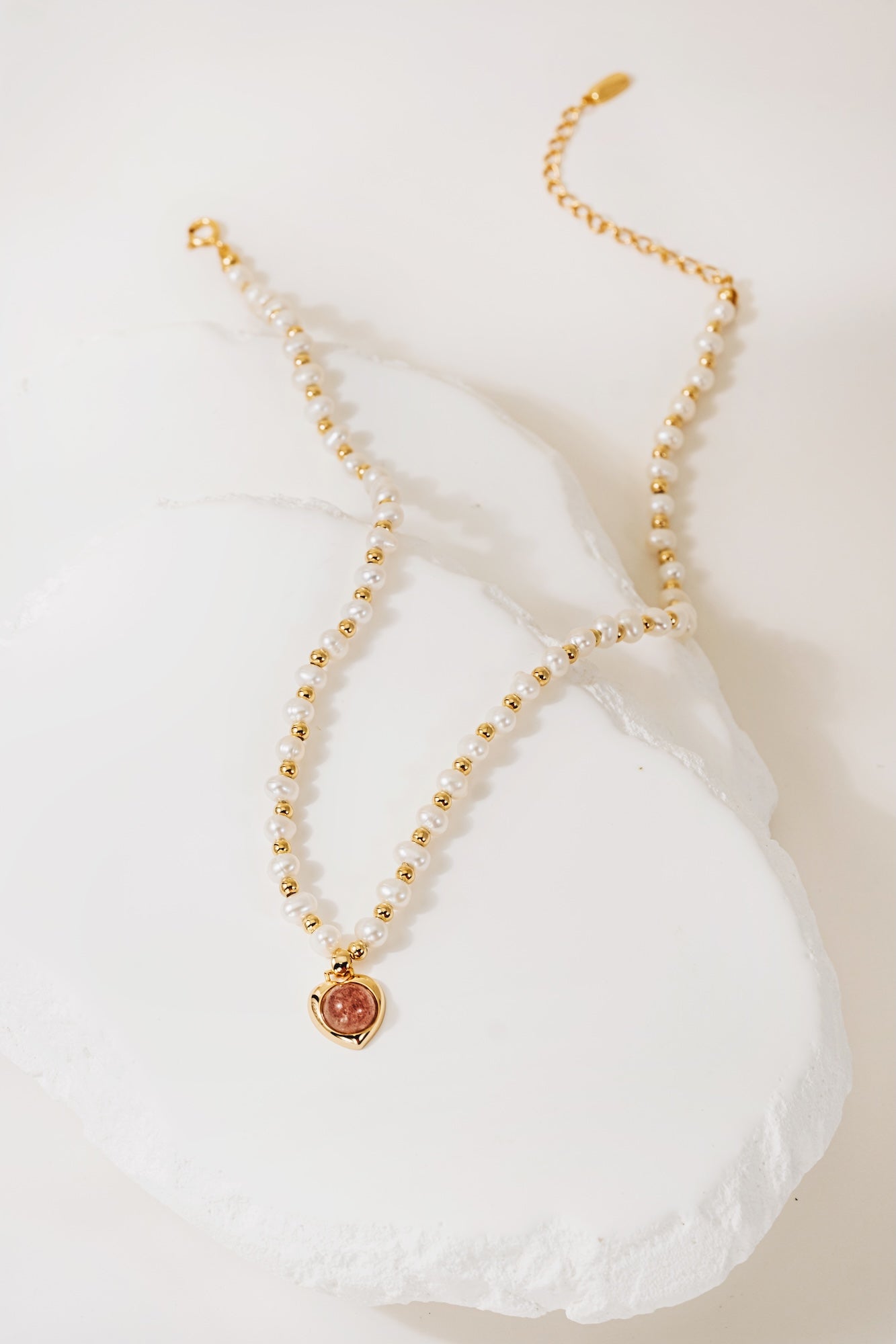 Heartpath Pearl Necklace