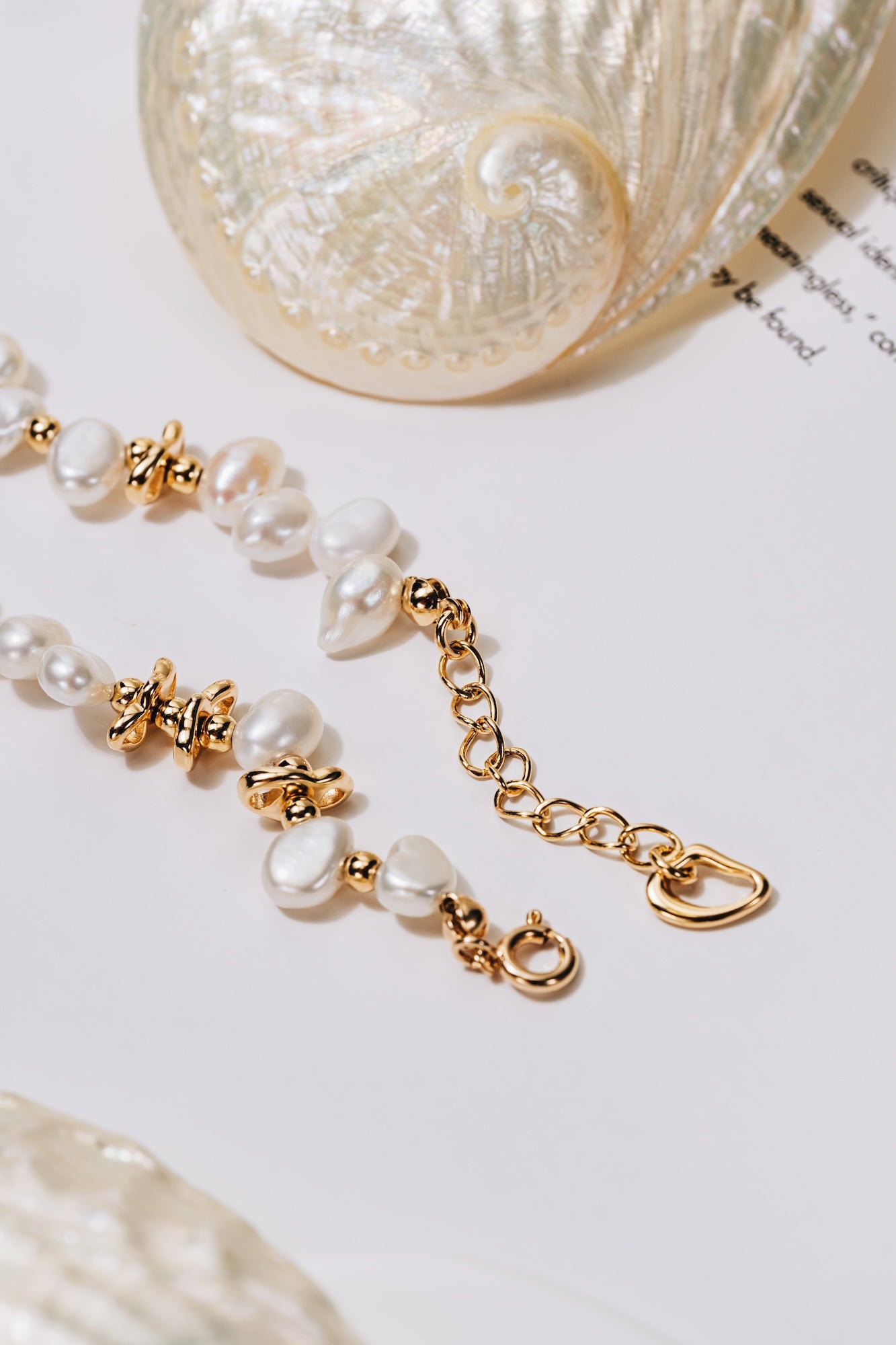 Golden Bloom Pearl Bracelet