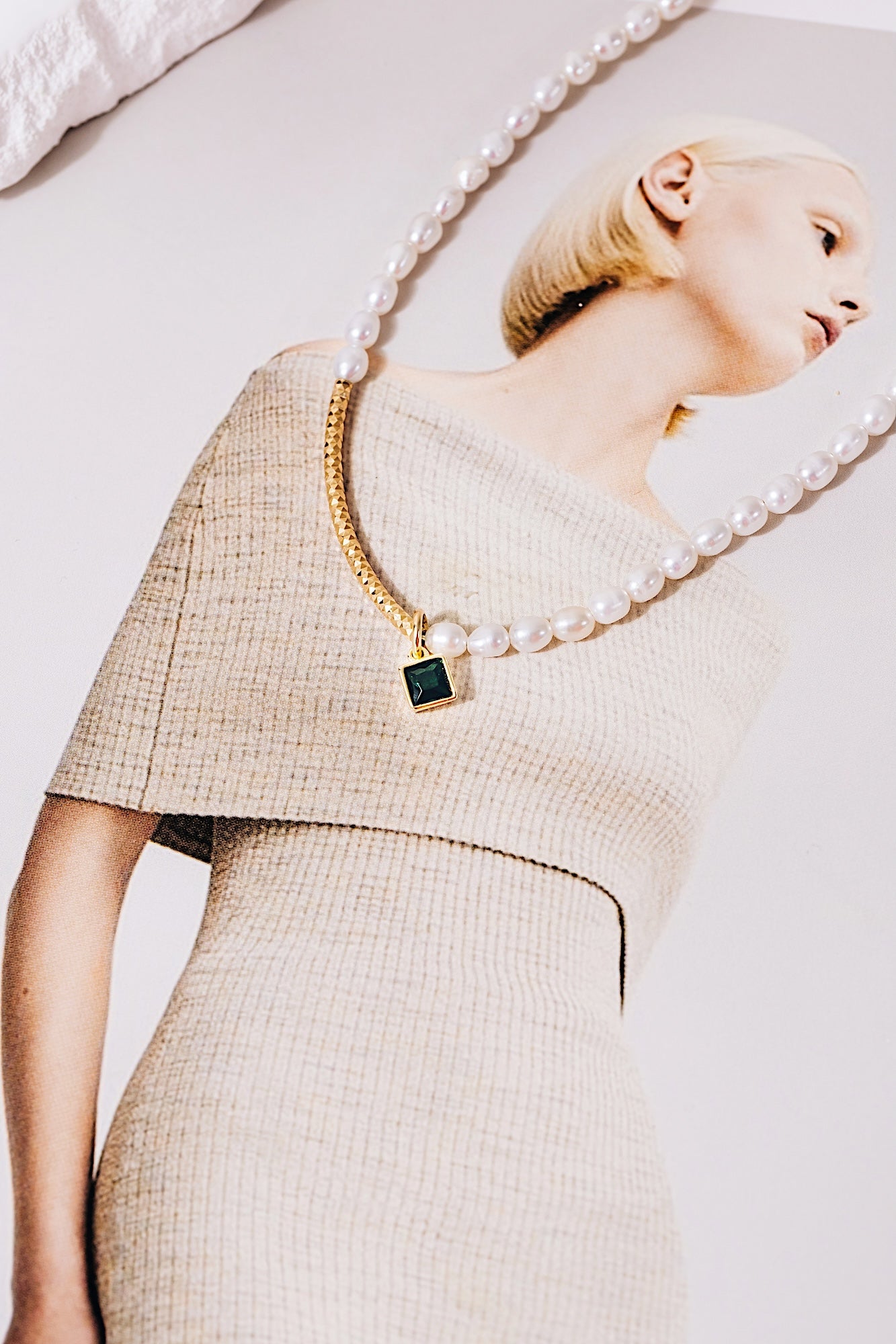 Verdant Path Pearl Necklace