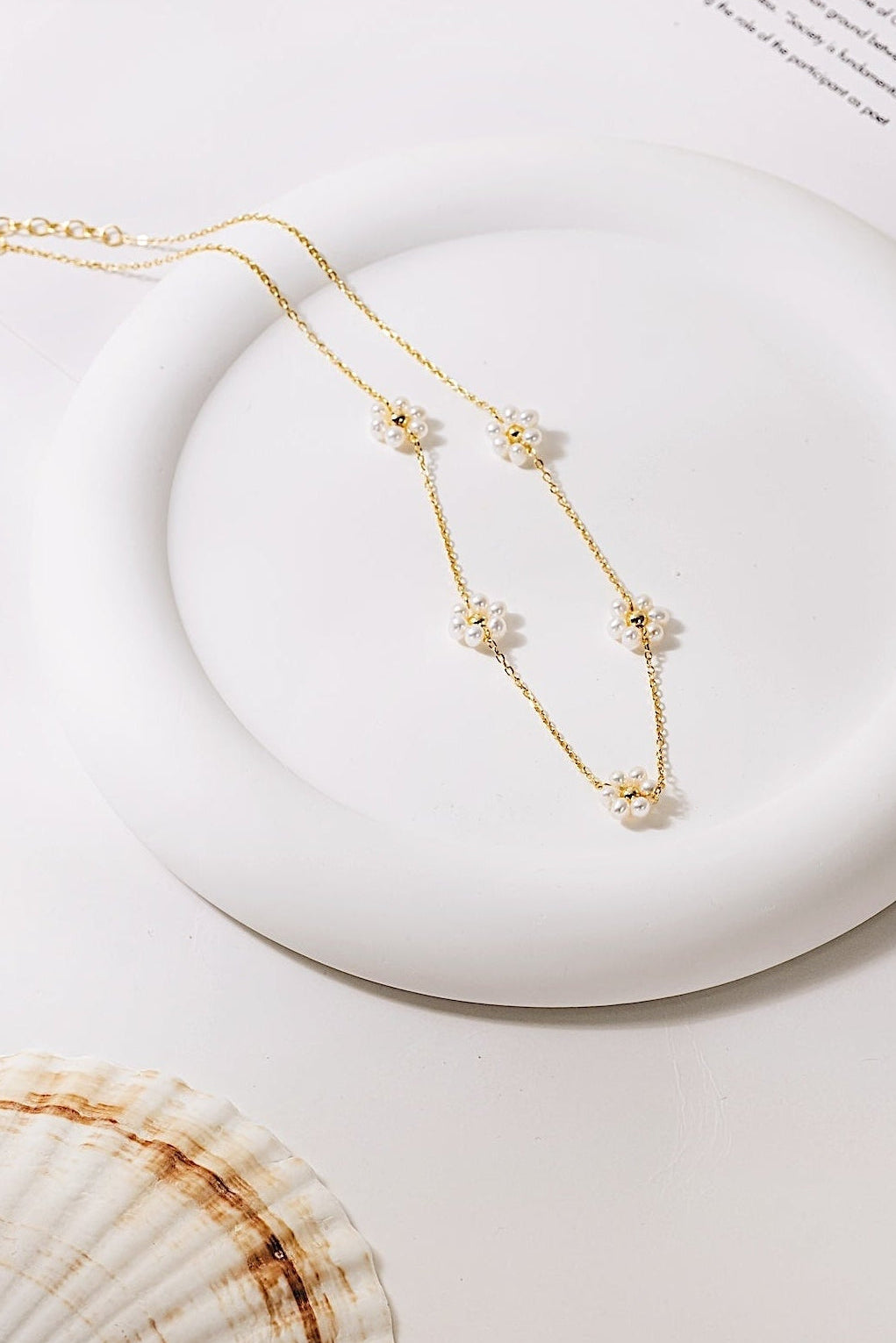 Starry Flower Freshwater Pearl Necklace