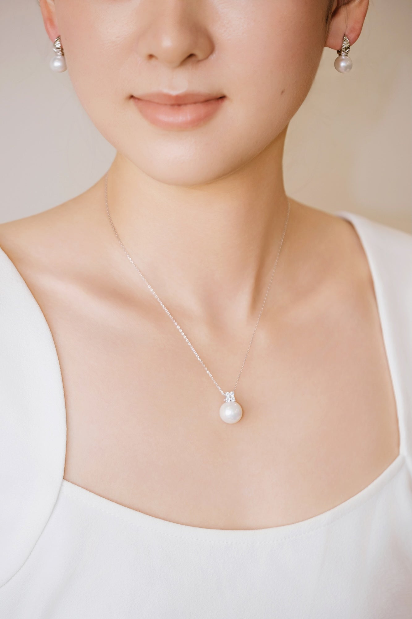 Lucky Aura 11-12mm Edison Pearl Necklace