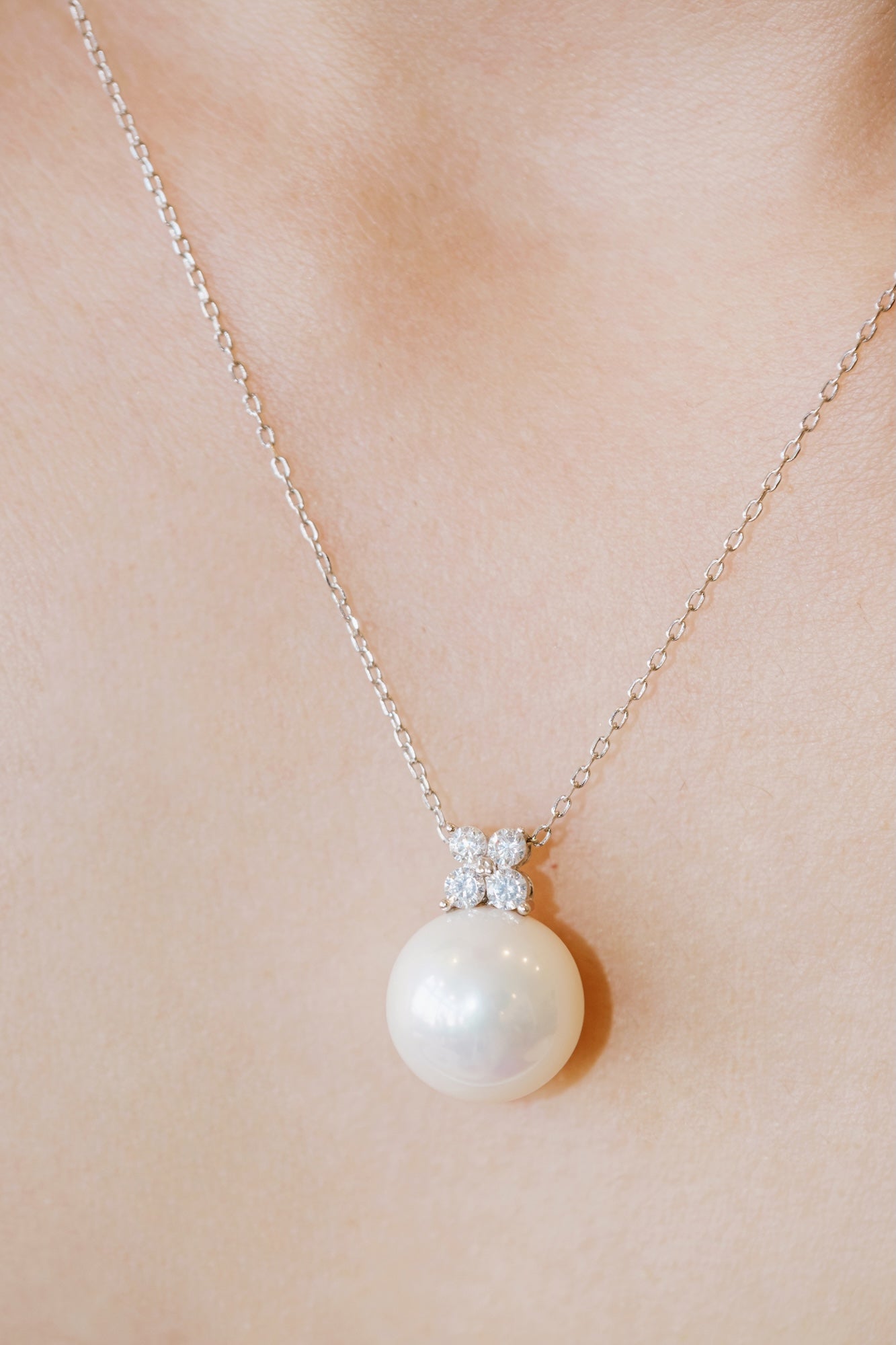 Lucky Aura 11-12mm Edison Pearl Necklace