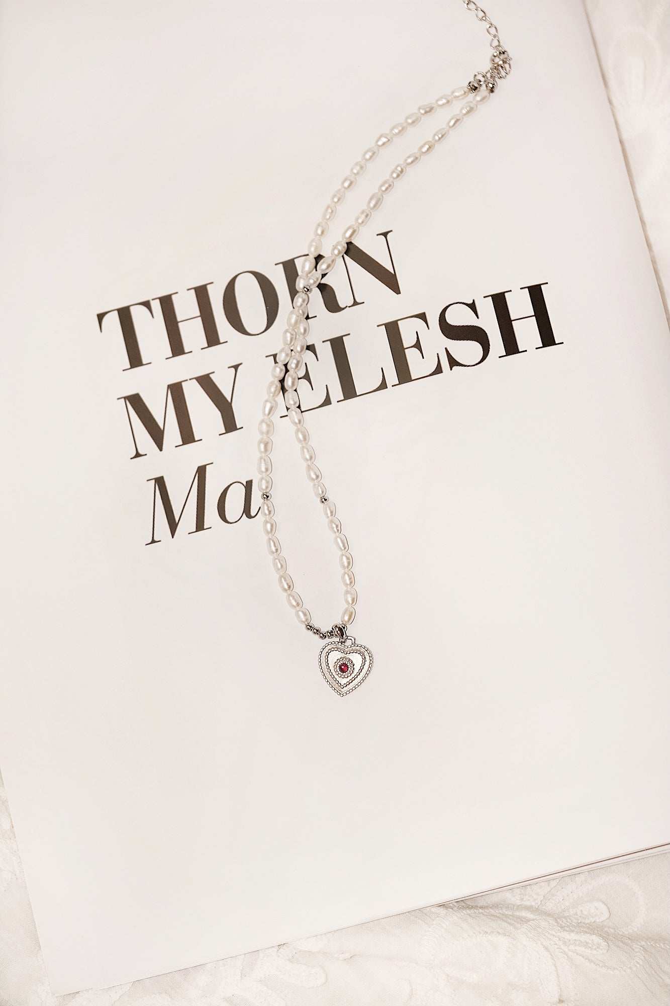 Hearttrace Pearl Necklace