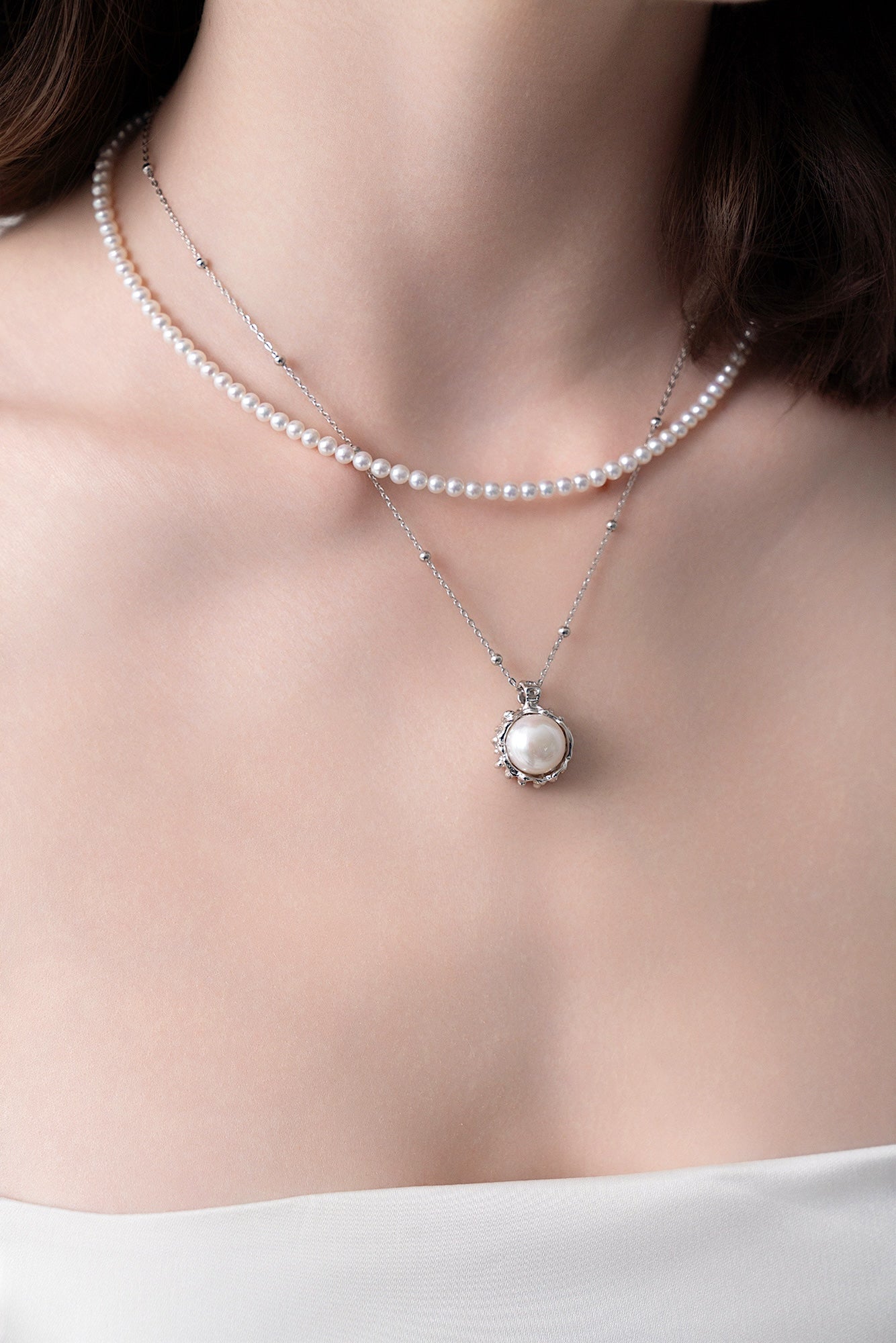Pearl necklaces collection — handcrafted freshwater pearl strands