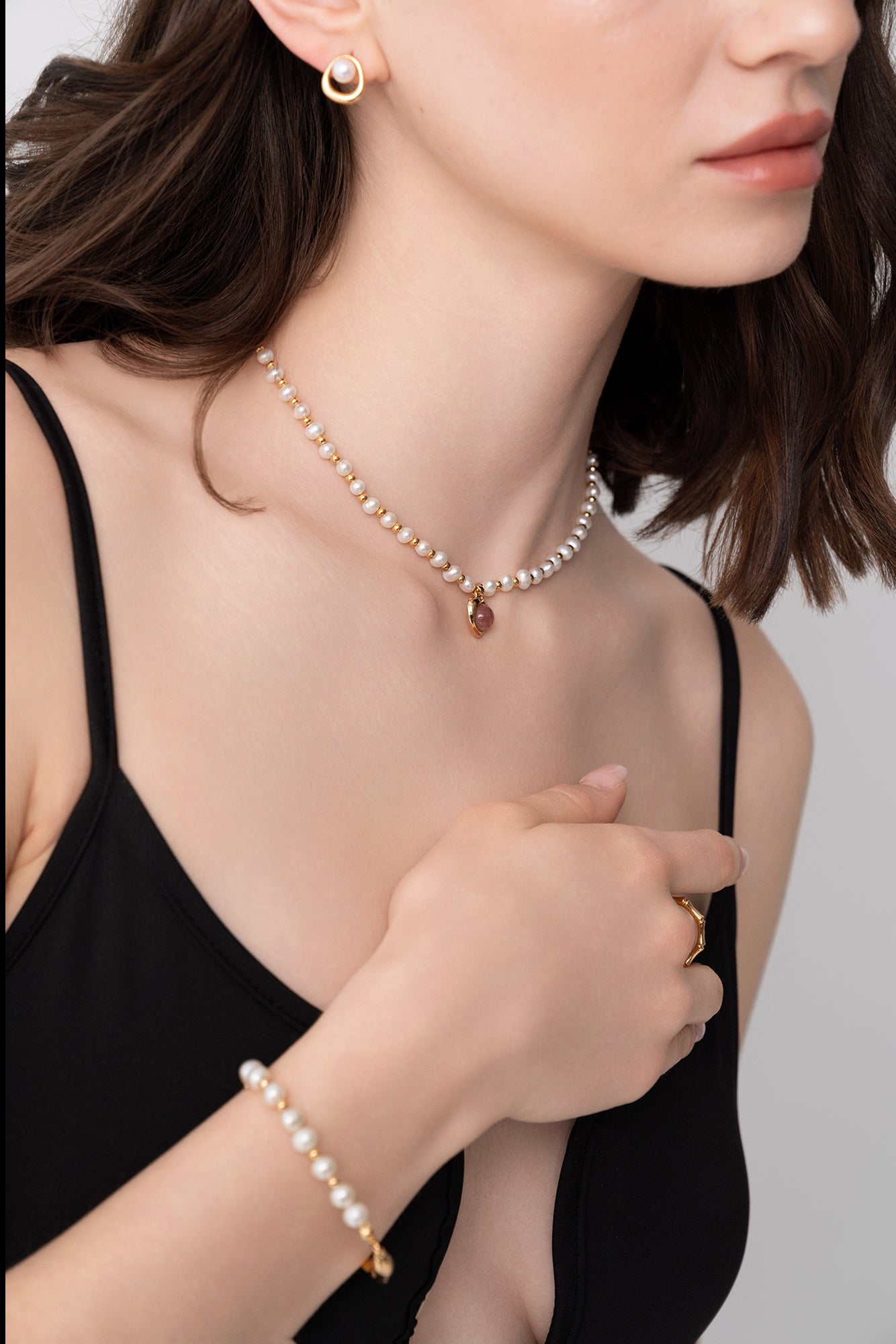 Heartpath Pearl Necklace