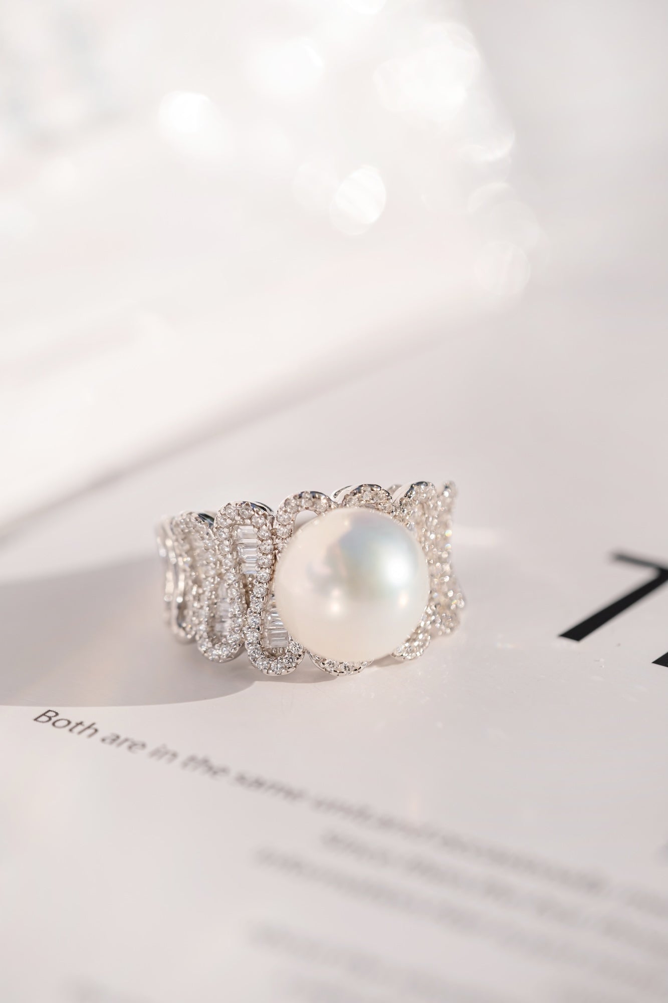 Celestia Pearl Ring