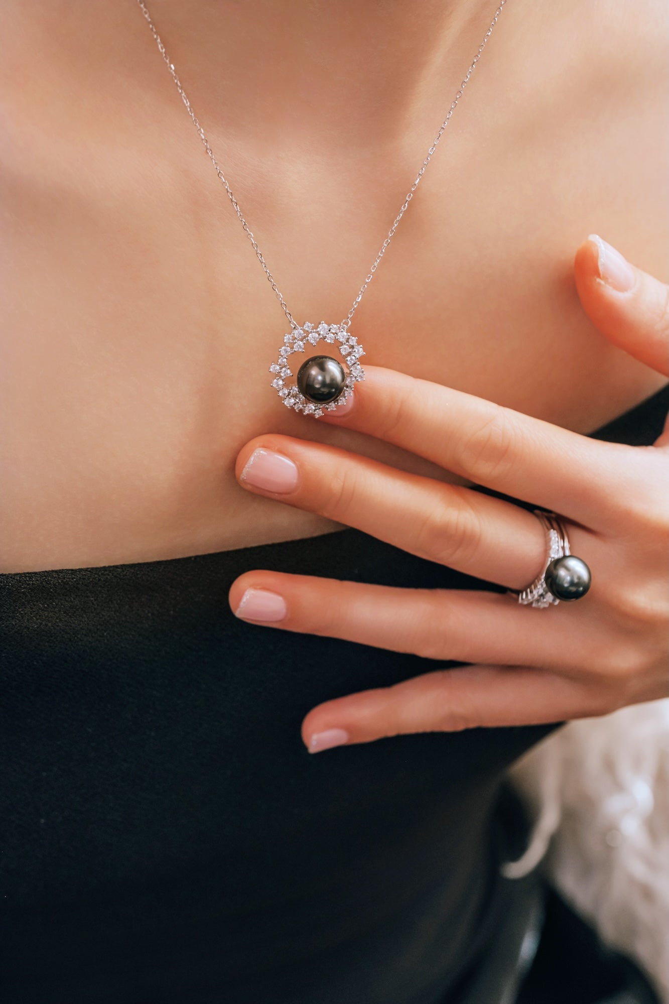 Stellar Tahitian Pearl Necklace