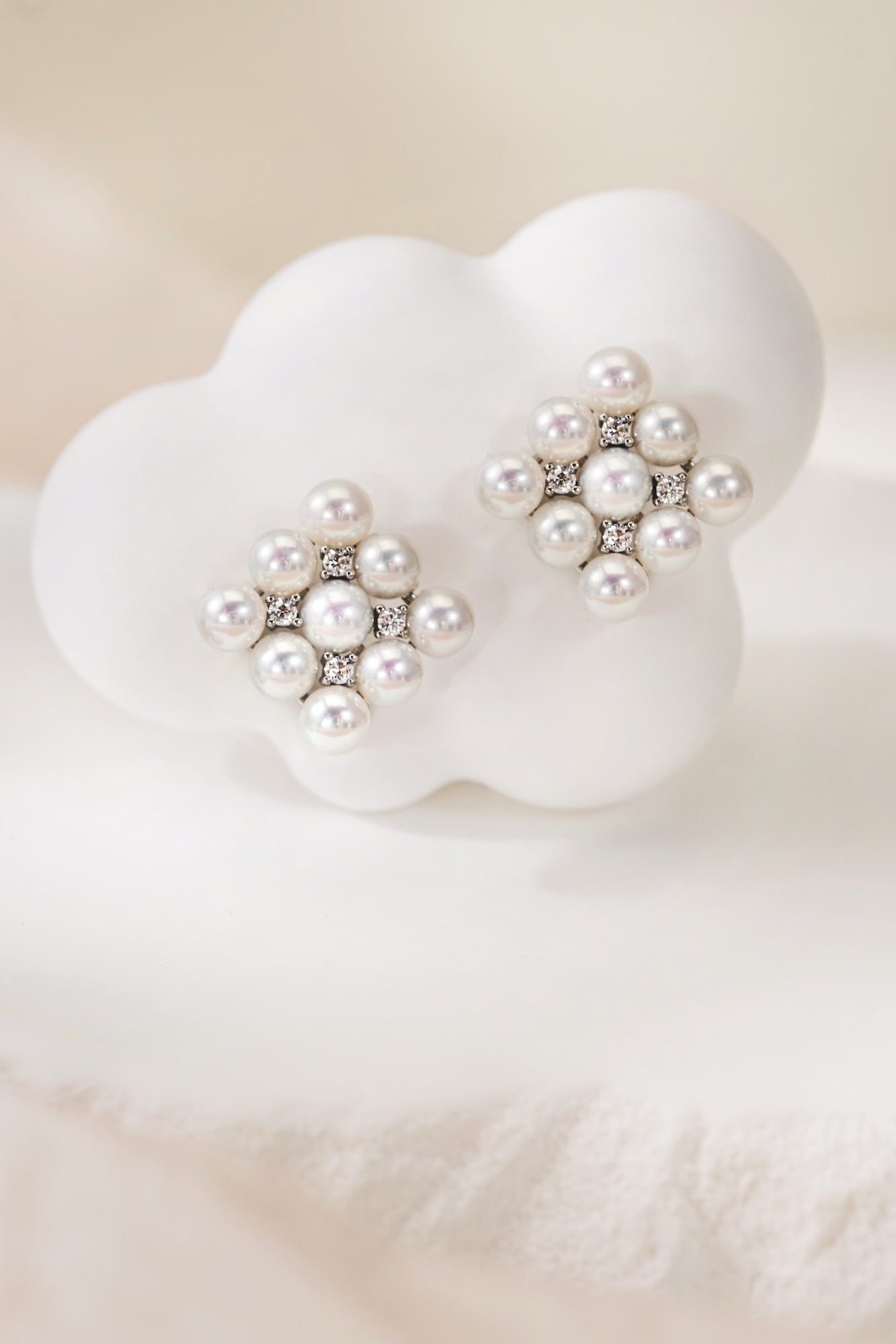 Blossom Freshwater Pearl Earrings