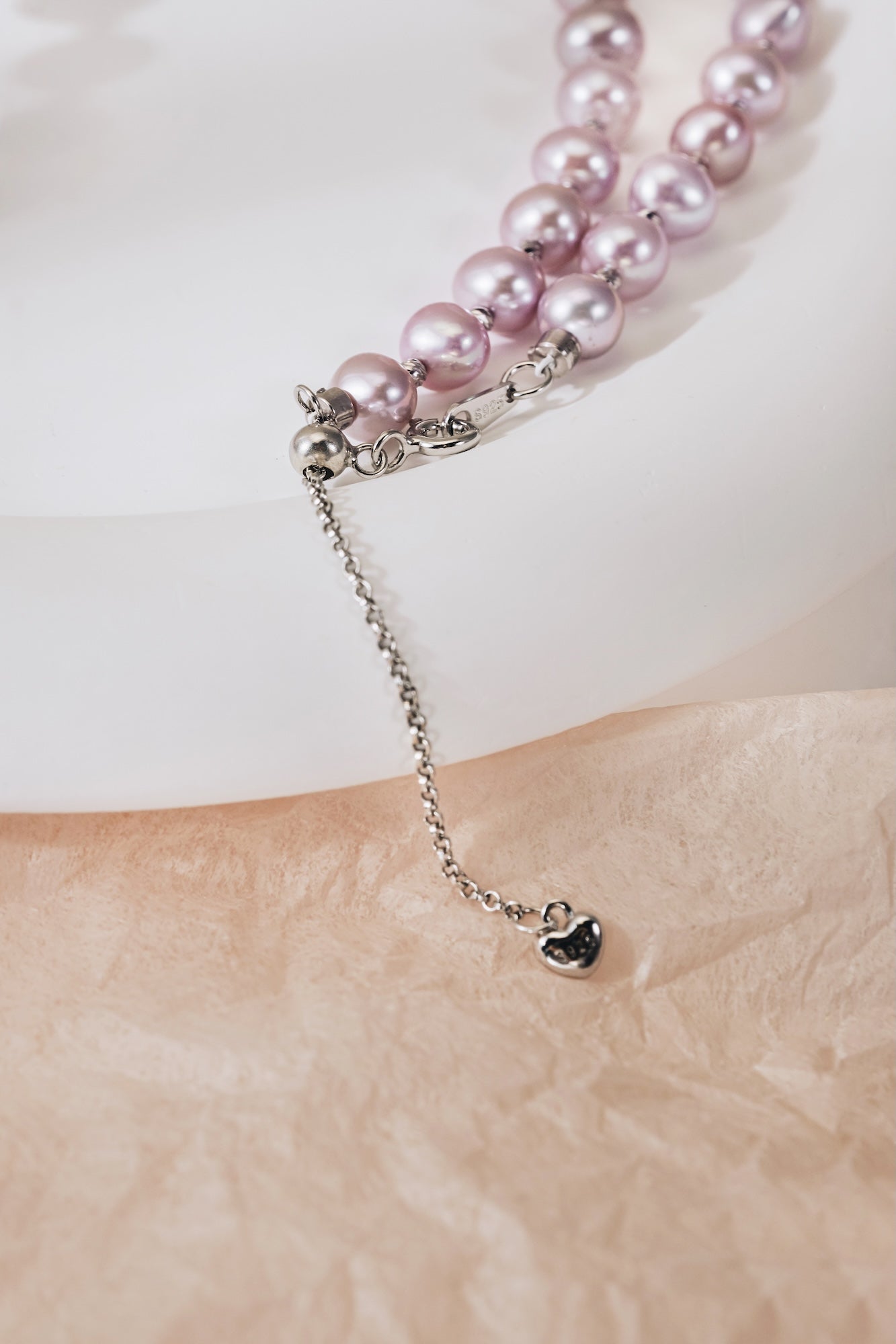 Lavender Freshwater Pearl Necklace