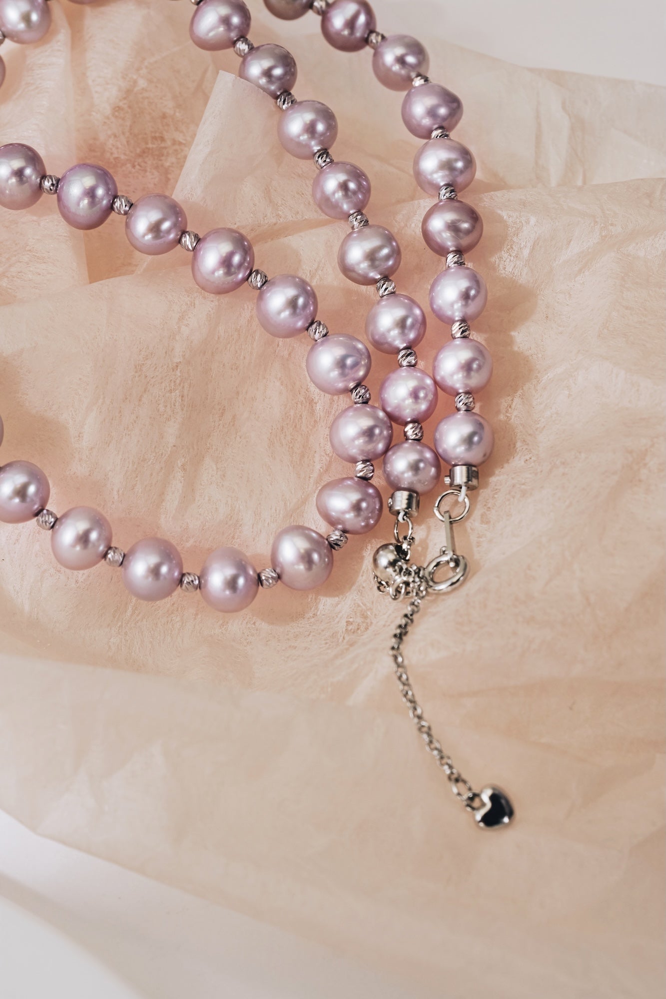 Lavender Freshwater Pearl Necklace