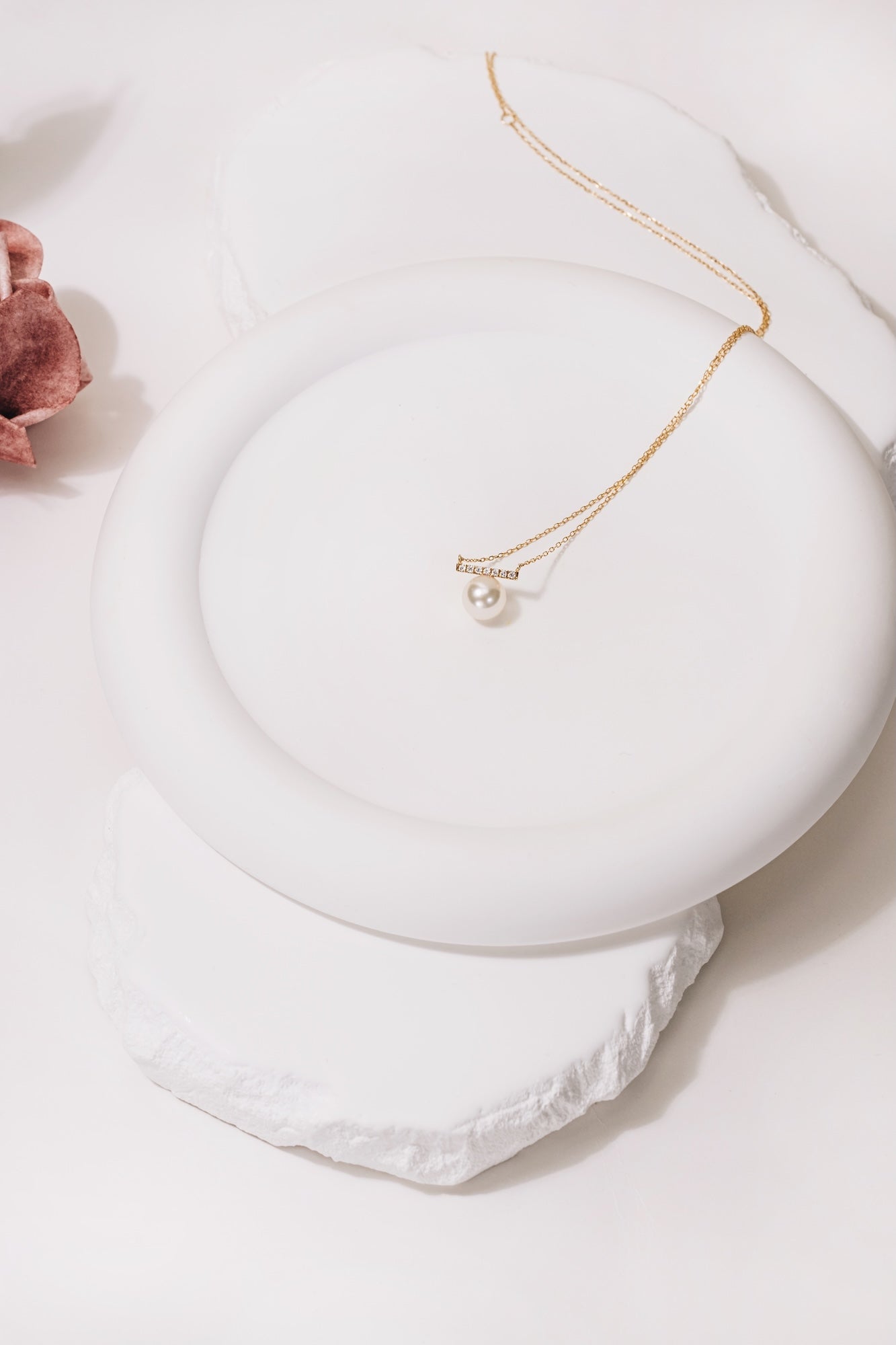 Equinox 8-8.5mm Akoya Pearl Necklace 18K Gold