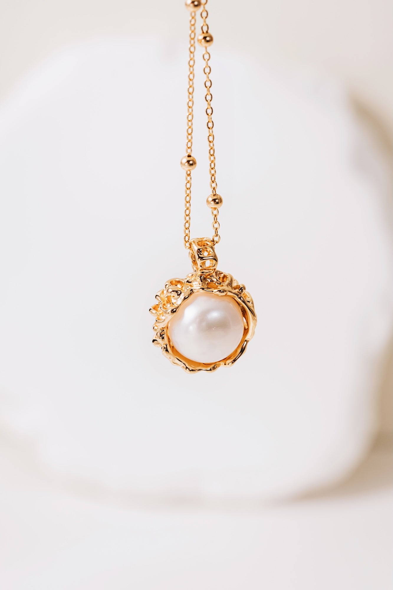 Ocean Crown Pearl Necklace