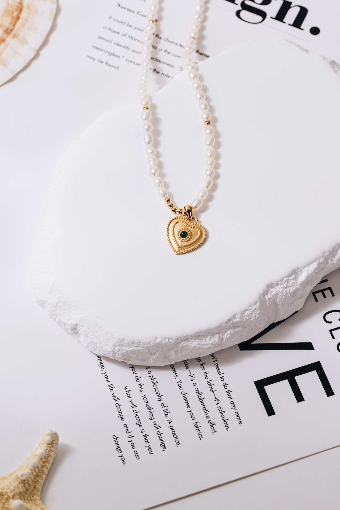 Hearttrace Pearl Necklace