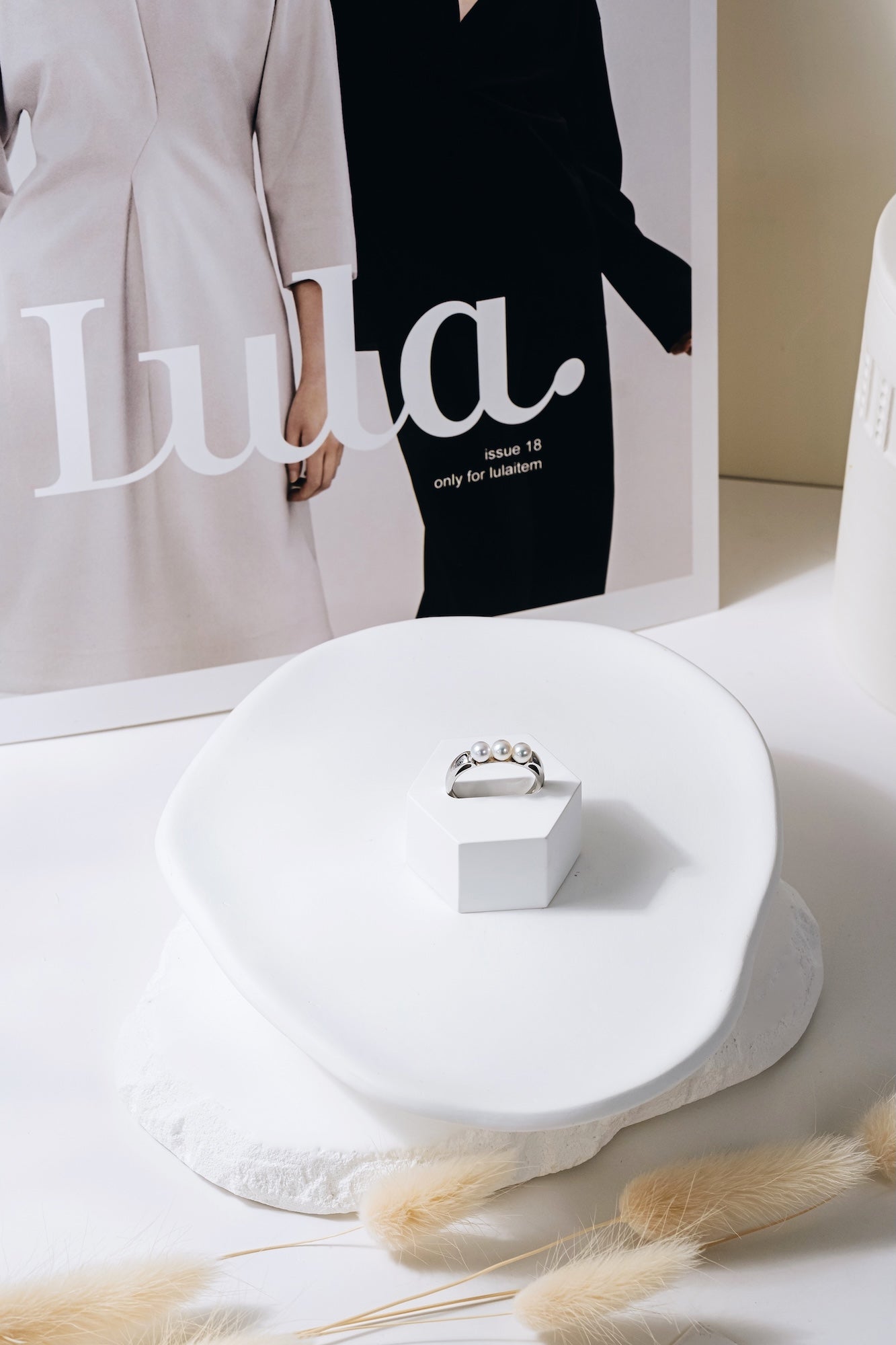 Trinity Baby Pearl Ring