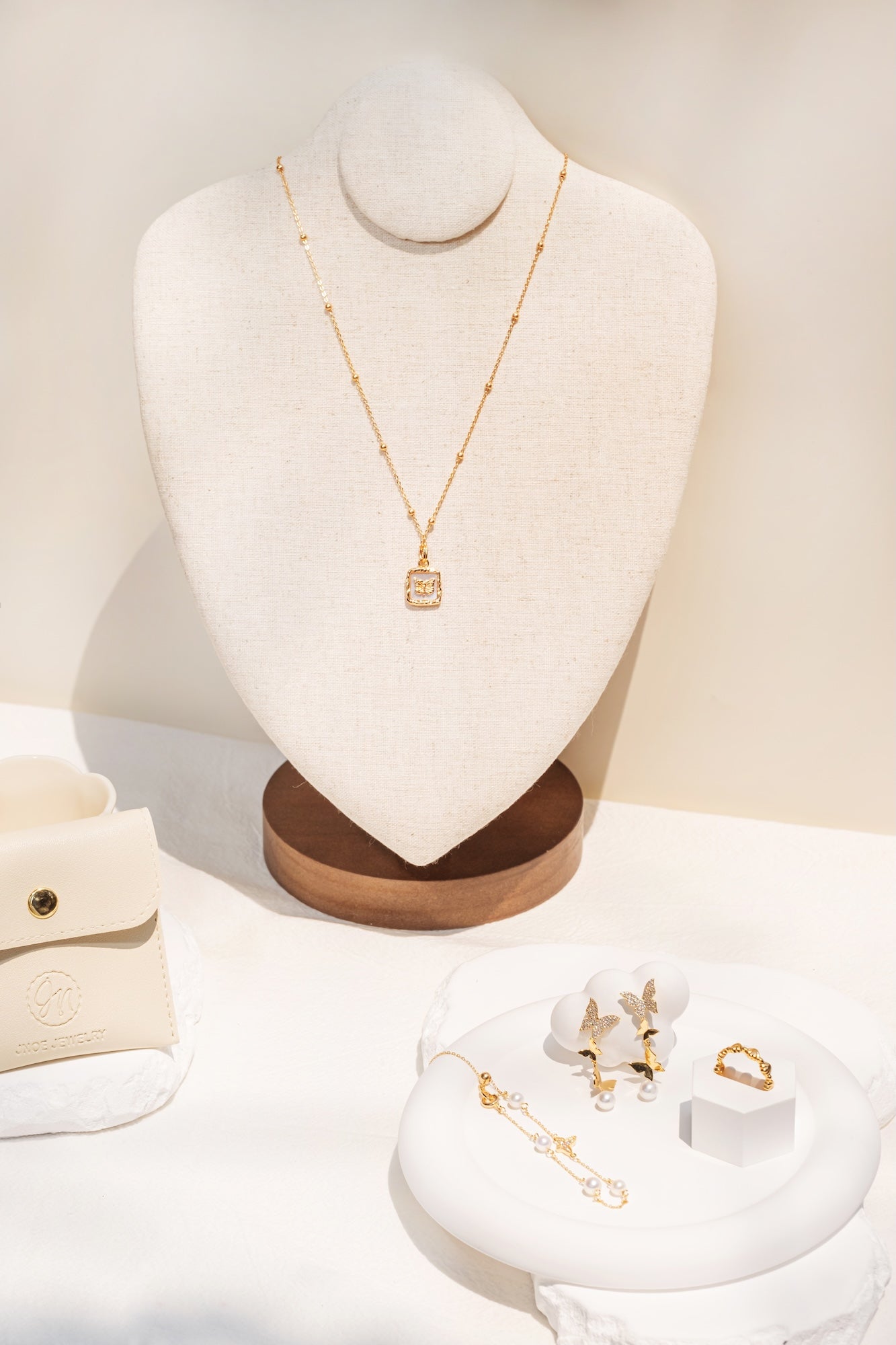 Butterfly Emblem Necklace