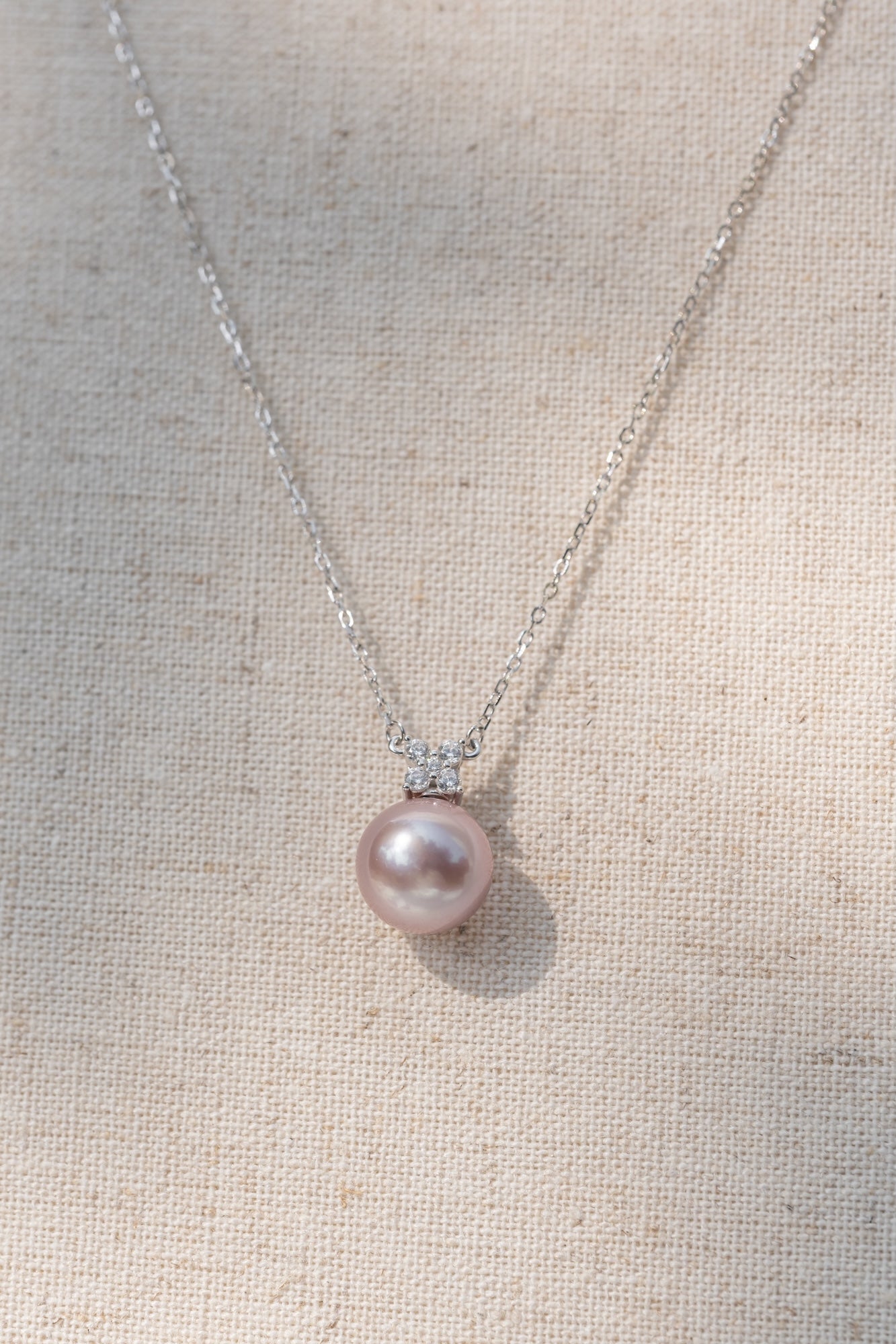 Lucky Blush 10-11mm Edison Pearl Necklace
