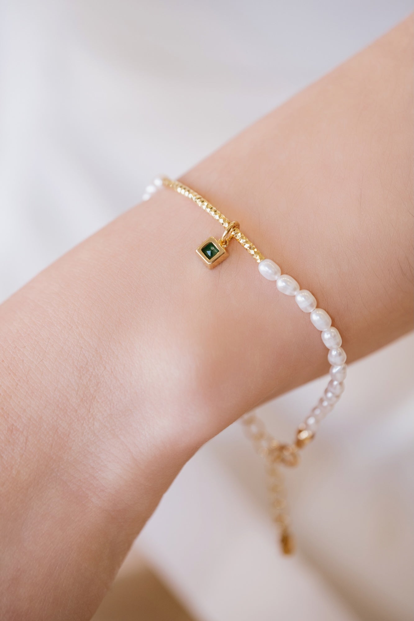 Verdant Path Pearl Bracelet