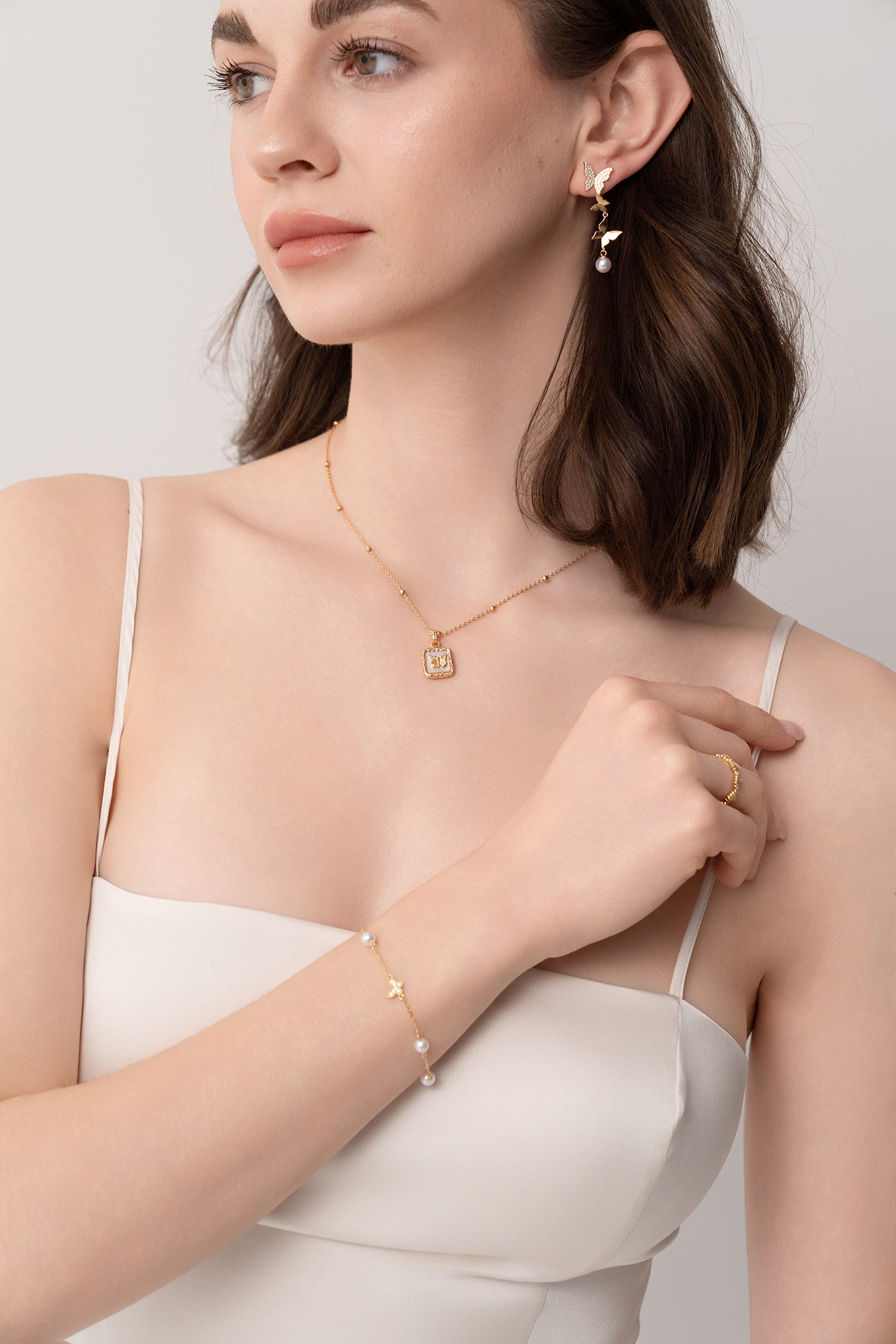 Butterfly Emblem Necklace