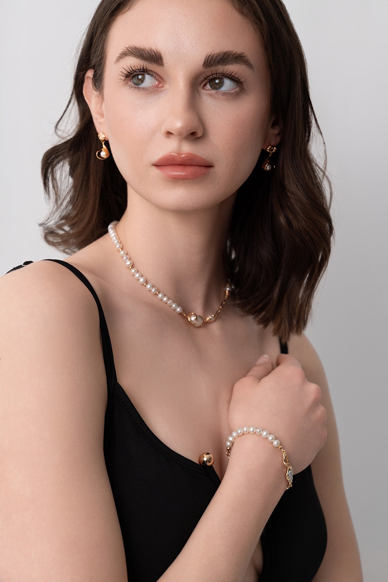 Harbor Chain Baroque Pearl Necklace